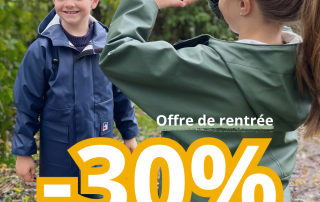 offre de rentrée cirés enfants -30% septembre 2025